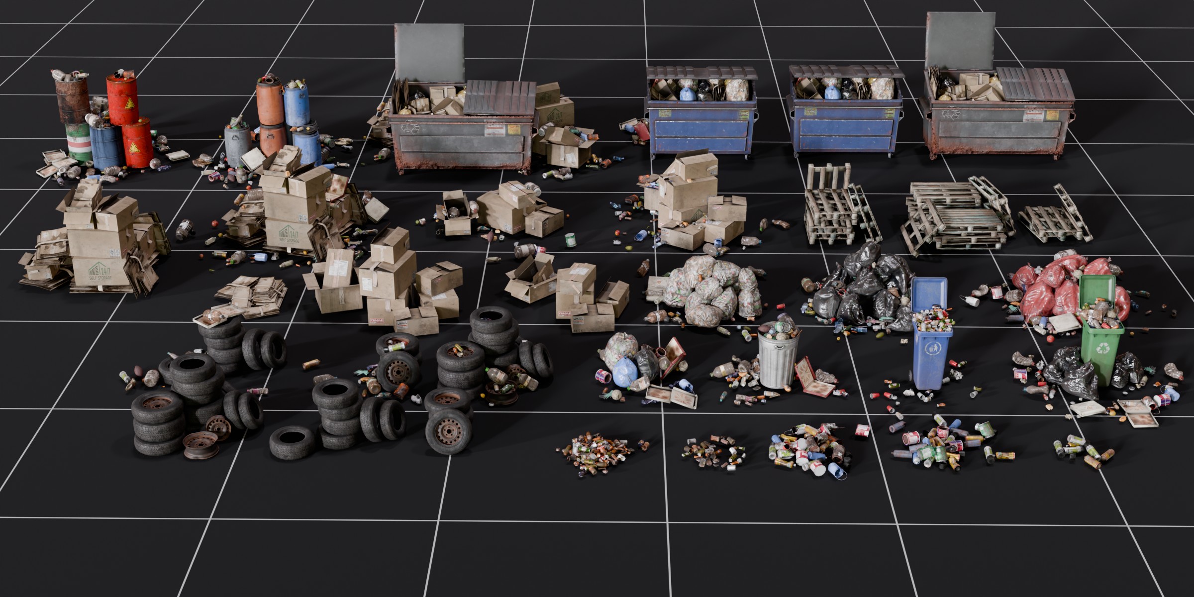 Trash sets preview